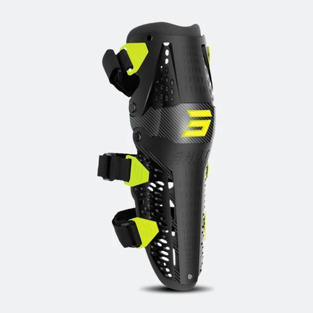 Ginocchiere Shot Airflow Nero-Giallo Neon 2 Ginocchiere Shot Airflow Nero-Giallo Neon - immagine 2