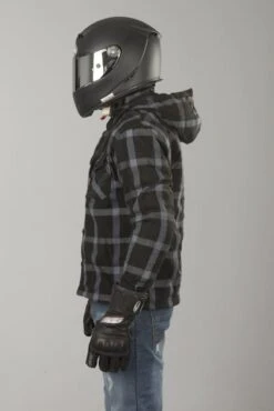 Camicia Con Cappuccio Richa Lumber Nero-Grigio -Vendite LEATT a8035bf8feedb9394509768c5d6a2371e93f5655 1 2LUH100100L lut122018 2