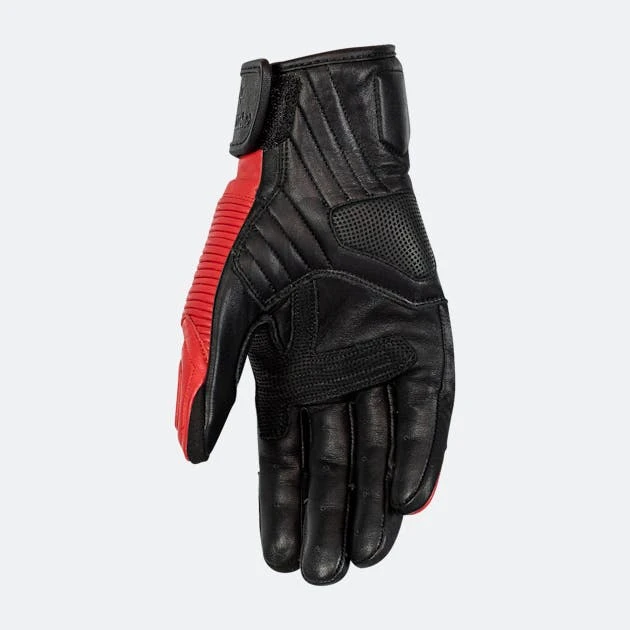 Guanti Moto Donna Rusty Stitches Stella Rosso-Nero 2 Guanti Moto Donna Rusty Stitches Stella Rosso-Nero - immagine 2