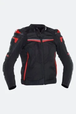 Giacca Moto Richa Terminator Nero-Rosso