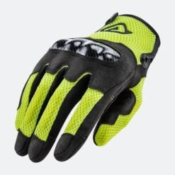 Guanti Moto Acerbis Ramsey My Vented Nero-Giallo