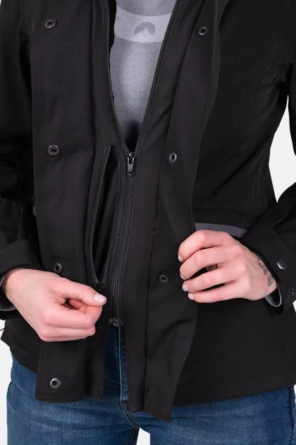 Giacca Moto Donna Course City Nera 8 Giacca Moto Donna Course City Nera - immagine 8