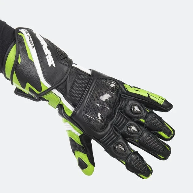 Guanti SPIDI Carbo 5 Nero-Verde 1 Guanti SPIDI Carbo 5 Nero-Verde
