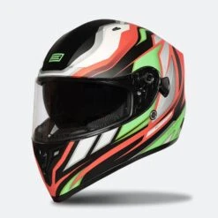 Casco Integrale Origine Strada Revolution Fluo-Verde-Rosso-Nero