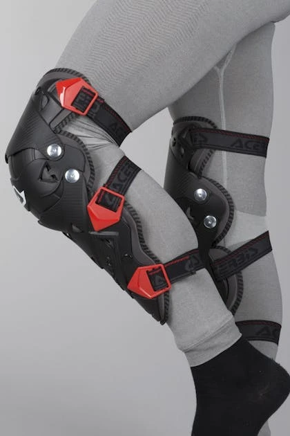 Ginocchiera Acerbis Impact EVO 3.0 Nero-Rosso 5 Ginocchiera Acerbis Impact EVO 3.0 Nero-Rosso - immagine 5