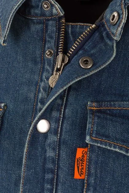 Camicia Moto Segura Terence Blu 4 Camicia Moto Segura Terence Blu - immagine 4