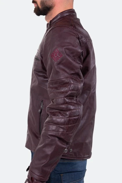 Giacca Moto Ride & Sons Getaway Oxblood 6 Giacca Moto Ride & Sons Getaway Oxblood - immagine 6