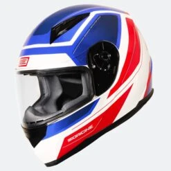 Casco Integrale Origine Tonale Empty Blu-Bianco-Rosso