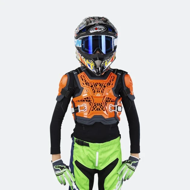 Pettorina Bambino Acerbis Gravity Arancio 1 Pettorina Bambino Acerbis Gravity Arancio