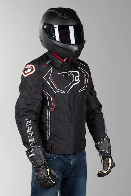 Giacca Moto Bering Guardian Nero-Bianco-Rosso 9 Giacca Moto Bering Guardian Nero-Bianco-Rosso - immagine 9