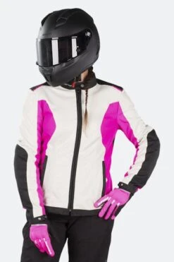 Giacca Donna SPIDI Solar Net Nero-Fucsia