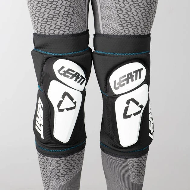 Ginocchiere Leatt 3DF 6.0 Bianco-Nero 2 Ginocchiere Leatt 3DF 6.0 Bianco-Nero - immagine 2