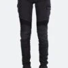 Pantaloni Moto Donna Course Wasteland Rinforzati In Aramide Slim Fit Neri