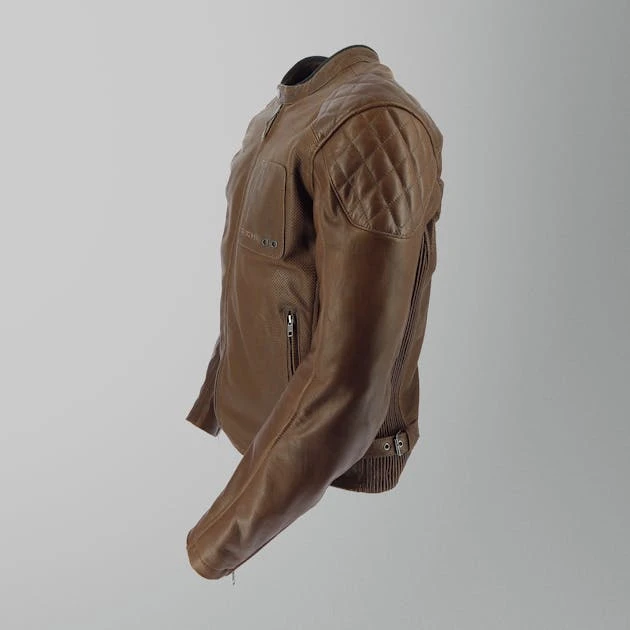 Giacca Moto Richa Yorktown Marrone 2 Giacca Moto Richa Yorktown Marrone - immagine 2