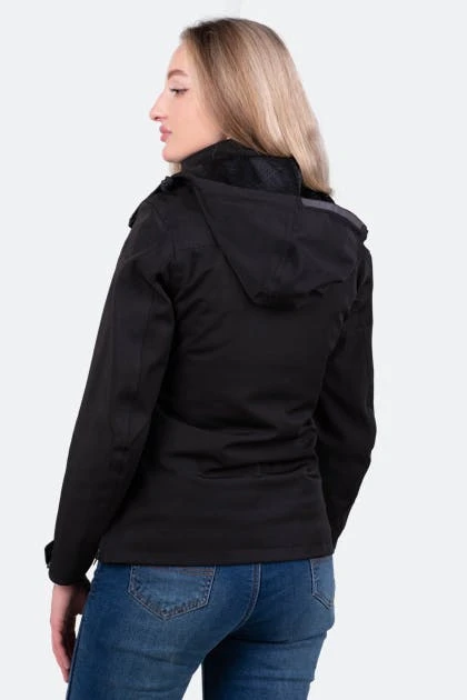 Giacca Moto Donna Course City Nera 2 Giacca Moto Donna Course City Nera - immagine 2