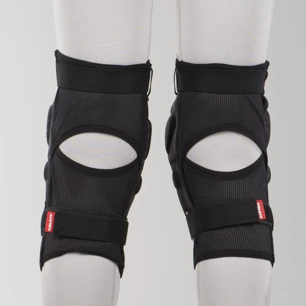 Ginocchiere Bambino Acerbis X-SoftNero-Rosso 3 Ginocchiere Bambino Acerbis X-SoftNero-Rosso - immagine 3