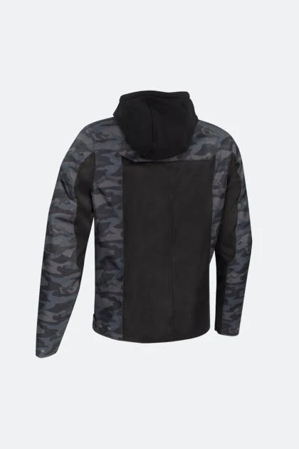 Felpa Moto Bering Spirit Nero-Verde-Camo 2 Felpa Moto Bering Spirit Nero-Verde-Camo - immagine 2