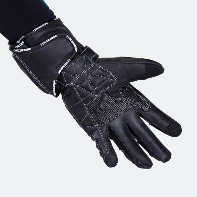 Guanti Moto Course Alpha Sport Neri 2 Guanti Moto Course Alpha Sport Neri - immagine 2