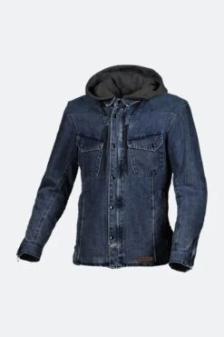 Felpa Moto Macna Inland Blu-Marrone