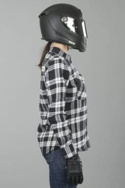 Camicia In Flanella Donna Course Aramide Nero-Bianco -Vendite LEATT de703f44d2969894d2879bc779787d958f432f65 1 1513 FSD WHITE M lip022018 14 1