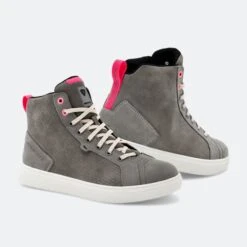 Scarpe Moto Donna Rev'it! Arrow Ladies Grigio Chiaro-Bianco