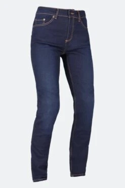 Jeans Moto Donna Richa Original 2 Slim Fit Corti Blu Scuro