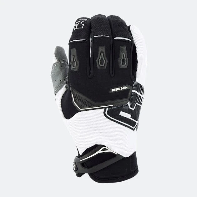 Guanti Moto Richa Desert MX Logo Neri 1 Guanti Moto Richa Desert MX Logo Neri