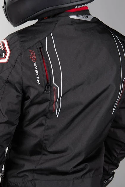 Giacca Moto Bering Guardian Nero-Bianco-Rosso 12 Giacca Moto Bering Guardian Nero-Bianco-Rosso - immagine 12