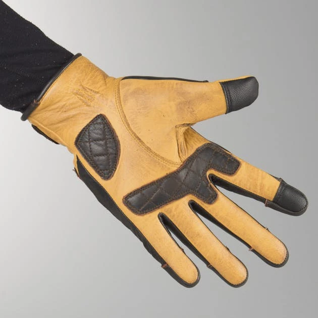 Guanti Moto Course Bobby-G Marrone-Beige 2 Guanti Moto Course Bobby-G Marrone-Beige - immagine 2