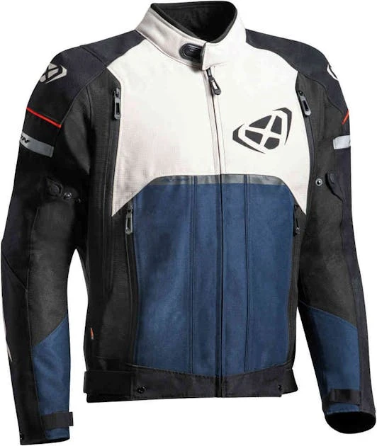 Giacca Moto Ixon Allroad Nero-Antracite-Blu 1 Giacca Moto Ixon Allroad Nero-Antracite-Blu