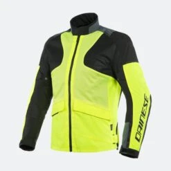 Giacca Moto Dainese Air Tourer Tex Giallo Fluo-Ebano-Nero