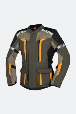 Giacca Moto IXS Tour Evans-ST 2.0 Oliva-Beige-Arancio