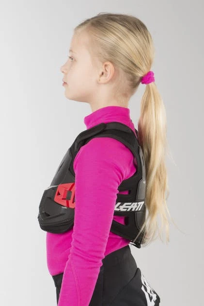 Pettorina Bambino Leatt 2.5 110-134cm Nero-Rosso 2 Pettorina Bambino Leatt 2.5 110-134cm Nero-Rosso - immagine 2