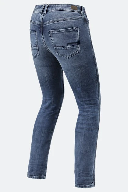 Jeans Donna Rev'it! Victoria SF Blu Medio 2 Jeans Donna Rev'it! Victoria SF Blu Medio - immagine 2