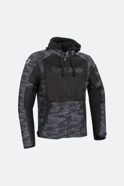 Felpa Moto Bering Spirit Nero-Verde-Camo 1 Felpa Moto Bering Spirit Nero-Verde-Camo