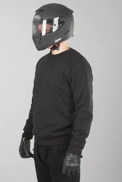 Felpa Course Rinforzata In Aramide Nera 2 Felpa Course Rinforzata In Aramide Nera - immagine 2