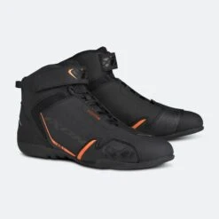 Scarpe Moto Ixon GAMBLER Nero-Arancio