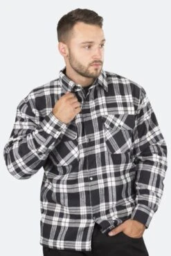 Sovracamicia Course Rinforzata In Aramide Nero-Bianco