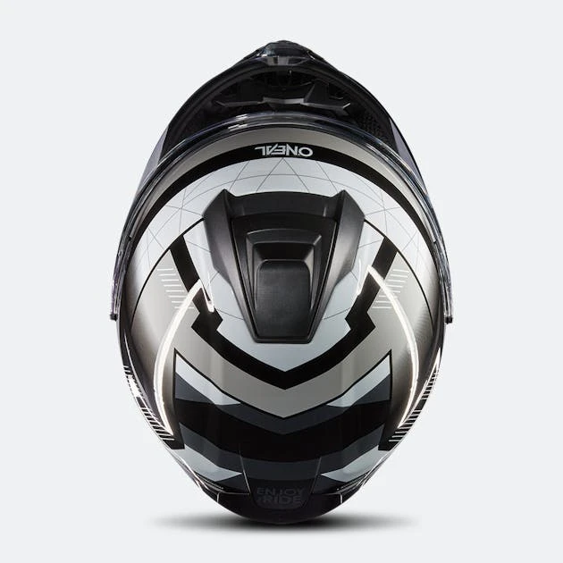 Casco Integrale O'Neal Challenger EXO V.23 Nero-Grigio-Bianco 6 Casco Integrale O'Neal Challenger EXO V.23 Nero-Grigio-Bianco - immagine 6