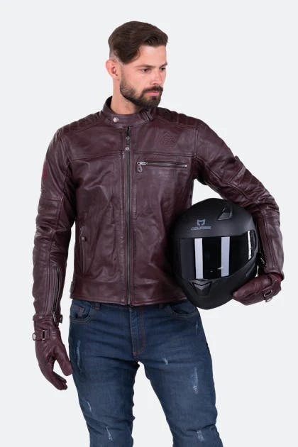 Giacca Moto Ride & Sons Getaway Oxblood 1 Giacca Moto Ride & Sons Getaway Oxblood