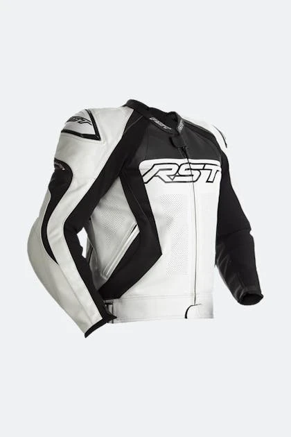 Giacca Moto RST TracTech Evo 4 Bianco-Nero 1 Giacca Moto RST TracTech Evo 4 Bianco-Nero