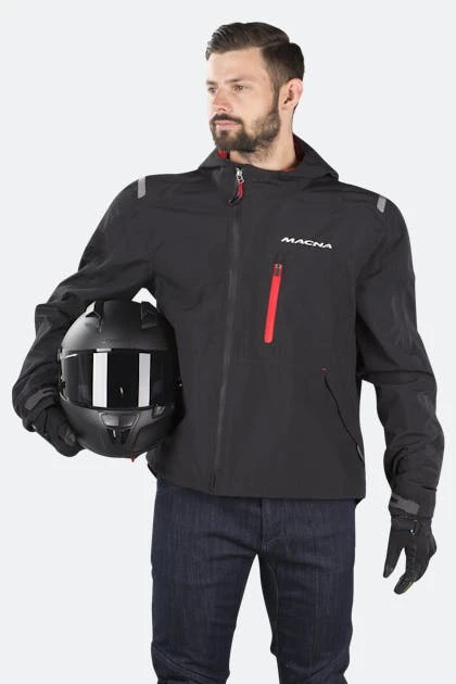 Giacca Antipioggia Macna Refuge Nero 1 Giacca Antipioggia Macna Refuge Nero