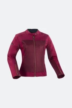 Giacca Moto Donna Segura Lady Oskar Borgogna