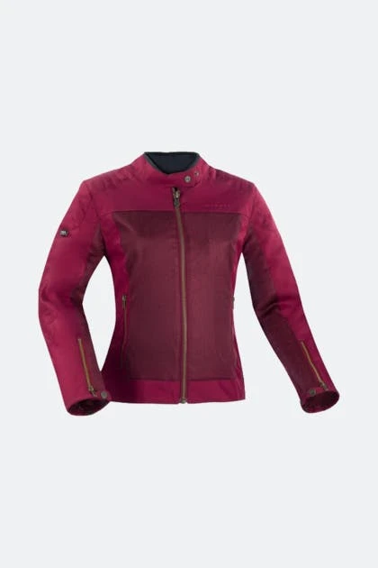 Giacca Moto Donna Segura Lady Oskar Borgogna 1 Giacca Moto Donna Segura Lady Oskar Borgogna