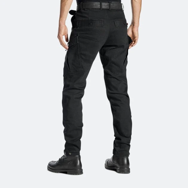 Jeans Moto Pando Moto Mark Kev 01 Neri 3 Jeans Moto Pando Moto Mark Kev 01 Neri - immagine 3