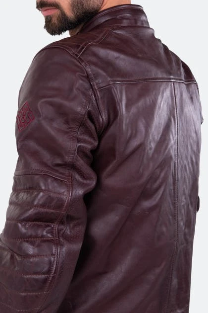 Giacca Moto Ride & Sons Getaway Oxblood 5 Giacca Moto Ride & Sons Getaway Oxblood - immagine 5