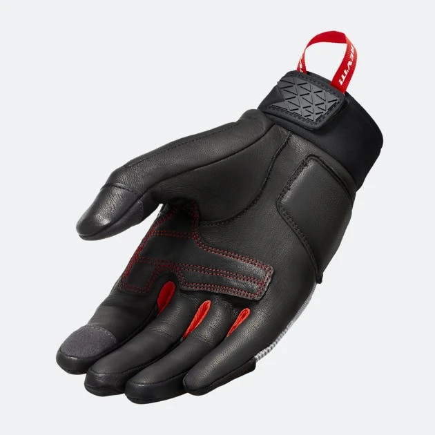 Guanti Moto Rev'it! Kinetic Grigio Chiaro-Nero 2 Guanti Moto Rev'it! Kinetic Grigio Chiaro-Nero - immagine 2