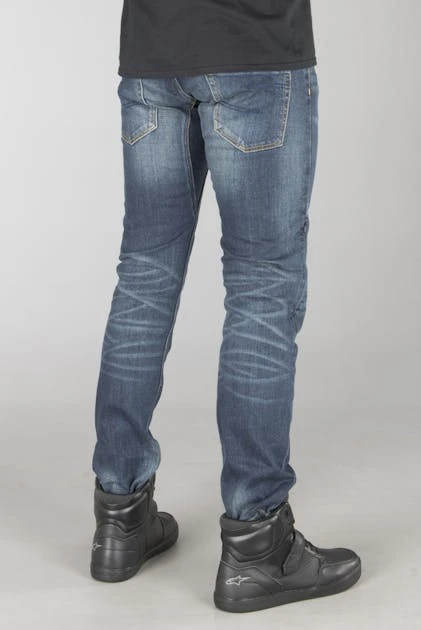 Jeans SPIDI J-Tracker Blu Scuro Slavati L30 6 Jeans SPIDI J-Tracker Blu Scuro Slavati L30 - immagine 6