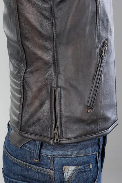 Gilet In Pelle Richa Gilet Colt Vintage Leather Marrone 7 Gilet In Pelle Richa Gilet Colt Vintage Leather Marrone - immagine 7