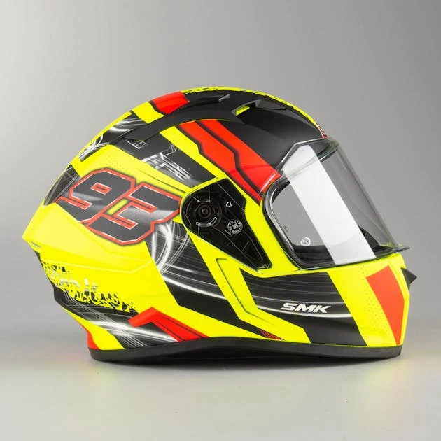 Casco Integrale SMK Stellar Swank Giallo 3 Casco Integrale SMK Stellar Swank Giallo - immagine 3